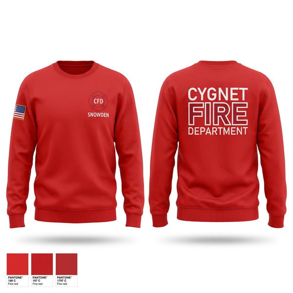 Crew Neck Sweatshirt, Cygnet, Fire Department, Teamtime, Team time, sublimation, custom sports apparel, team uniforms, spirit wear, spiritwear, sports uniforms, custom shirts, team store, custom team store, fundraiser sports, apparel fundraiser