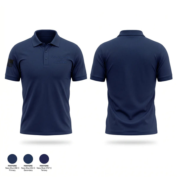 Short Sleeve Performance Polo, Union Township Police Department, Police, Teamtime, Team time, sublimation, custom sports apparel, team uniforms, spirit wear, spiritwear, sports uniforms, custom shirts, team store, custom team store, fundraiser sports, apparel fundraiser