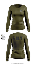 GAINESVILLE PD SRT 24042594 Women's Long Sleeve V-neck Shirt - 15