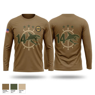 Long Sleeve Performance Shirt, MSRON Fourteen, Navy, Teamtime, Team time, sublimation, custom sports apparel, team uniforms, spirit wear, spiritwear, sports uniforms, custom shirts, team store, custom team store, fundraiser sports, apparel fundraiser