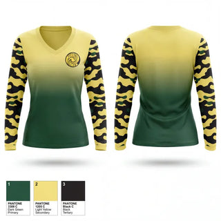 Womens Long Sleeve Vneck Shirt, Hurricanes, Softball, Teamtime, Team time, sublimation, custom sports apparel, team uniforms, spirit wear, spiritwear, sports uniforms, custom shirts, team store, custom team store, fundraiser sports, apparel fundraiser