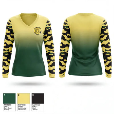 Hurricanes 65962004 Women's Long Sleeve V-neck Shirt - 1