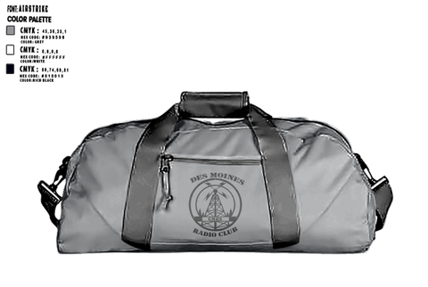 Duffle Bag, Des Moines GMRS Radio Club, , Teamtime, Team time, sublimation, custom sports apparel, team uniforms, spirit wear, spiritwear, sports uniforms, custom shirts, team store, custom team store, fundraiser sports, apparel fundraiser