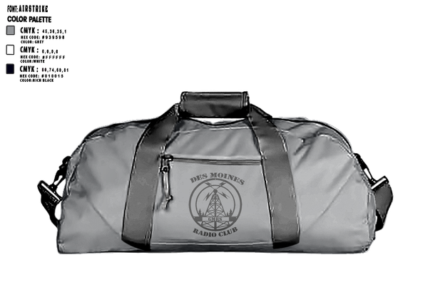 Duffle Bag, Des Moines GMRS Radio Club, , Teamtime, Team time, sublimation, custom sports apparel, team uniforms, spirit wear, spiritwear, sports uniforms, custom shirts, team store, custom team store, fundraiser sports, apparel fundraiser