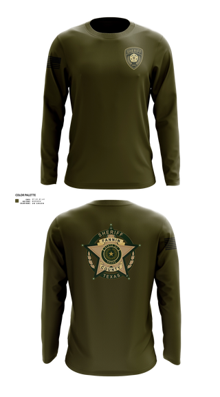 Long Sleeve Performance Shirt, Fannin County Sheriff's Office, Police, Teamtime, Team time, sublimation, custom sports apparel, team uniforms, spirit wear, spiritwear, sports uniforms, custom shirts, team store, custom team store, fundraiser sports, apparel fundraiser