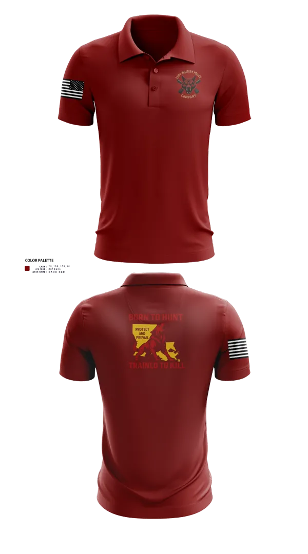 Short Sleeve Performance Polo, 239th Military Police Company, , Teamtime, Team time, sublimation, custom sports apparel, team uniforms, spirit wear, spiritwear, sports uniforms, custom shirts, team store, custom team store, fundraiser sports, apparel fundraiser