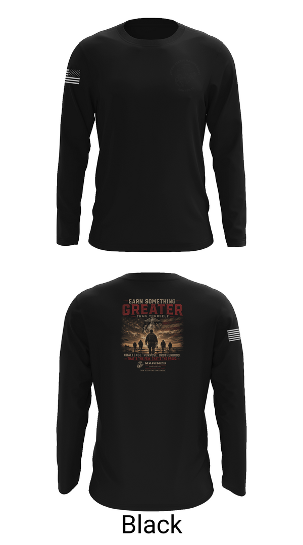 Long Sleeve Performance Shirt, RSS MCDONOUGH, Marines, Teamtime, Team time, sublimation, custom sports apparel, team uniforms, spirit wear, spiritwear, sports uniforms, custom shirts, team store, custom team store, fundraiser sports, apparel fundraiser