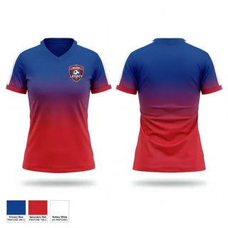 Womens Short Sleeve Vneck Shirt, Legacy FC, Men's Soccer, Teamtime, Team time, sublimation, custom sports apparel, team uniforms, spirit wear, spiritwear, sports uniforms, custom shirts, team store, custom team store, fundraiser sports, apparel fundraiser