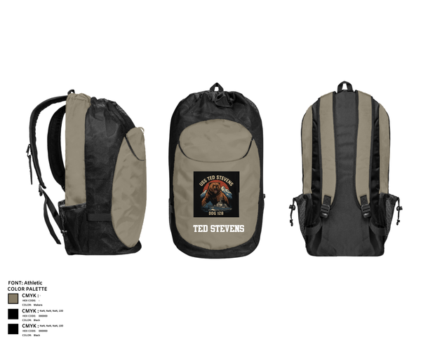Gear Bag, TED STEVENS, , Teamtime, Team time, sublimation, custom sports apparel, team uniforms, spirit wear, spiritwear, sports uniforms, custom shirts, team store, custom team store, fundraiser sports, apparel fundraiser