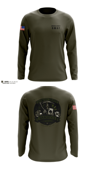 Long Sleeve Performance Shirt, Autauga County SWAT, Police, Teamtime, Team time, sublimation, custom sports apparel, team uniforms, spirit wear, spiritwear, sports uniforms, custom shirts, team store, custom team store, fundraiser sports, apparel fundraiser