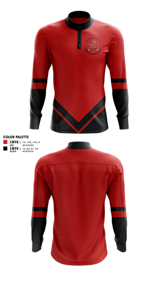 Quarter Zip Jacket, Altoona Youth Hockey Association, Ice Hockey, Teamtime, Team time, sublimation, custom sports apparel, team uniforms, spirit wear, spiritwear, sports uniforms, custom shirts, team store, custom team store, fundraiser sports, apparel fundraiser