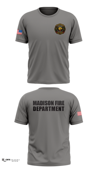 Short Sleeve Performance Shirt, Madison Fire Department, Fire Department, Teamtime, Team time, sublimation, custom sports apparel, team uniforms, spirit wear, spiritwear, sports uniforms, custom shirts, team store, custom team store, fundraiser sports, apparel fundraiser