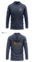 Benjamin Fire Department 83965457 Long Sleeve Performance Shirt with hood - 3