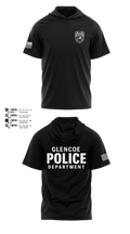 GLENCOE POLICE INVESTIGATIONS 29987139 Short Sleeve Performance Shirt with hood - 1