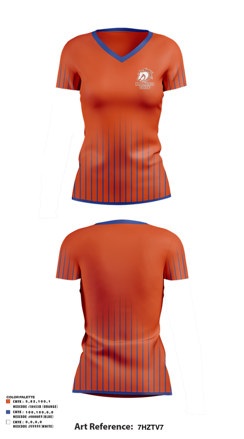 Womens Short Sleeve Vneck Shirt, Kalaheo Golf, Golf, Teamtime, Team time, sublimation, custom sports apparel, team uniforms, spirit wear, spiritwear, sports uniforms, custom shirts, team store, custom team store, fundraiser sports, apparel fundraiser