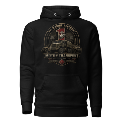 1st Marine Regiment Motor Transport 69067731 Unisex Hoodie - 1