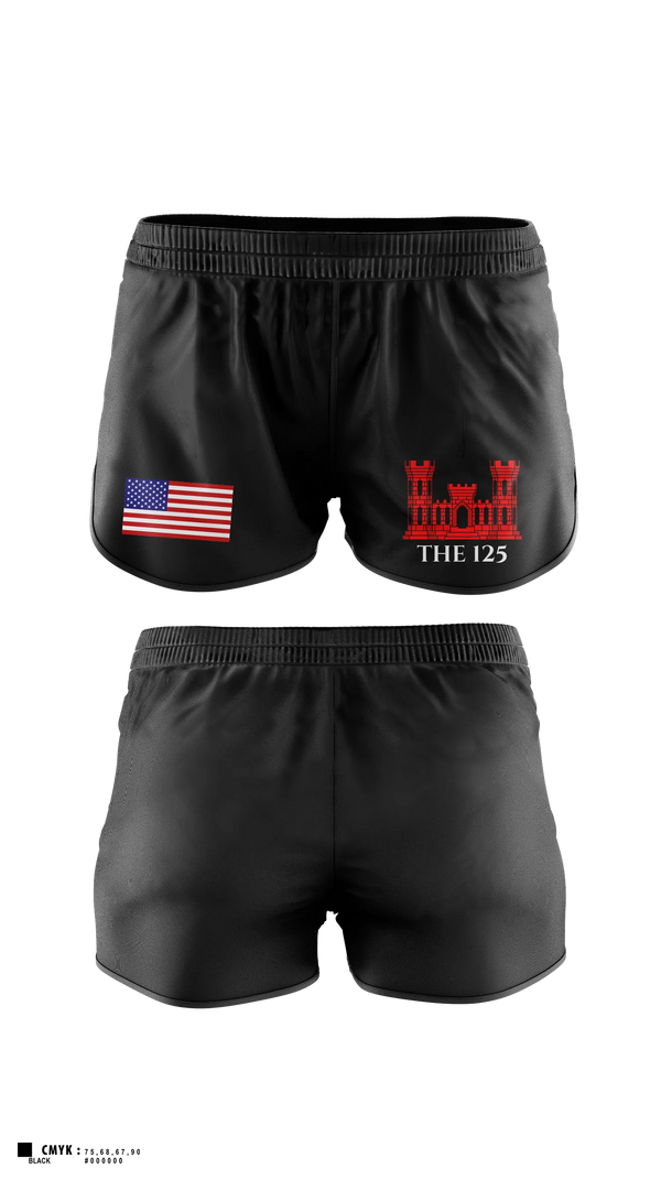 Ranger Panties, 125 ENGINEER COMPANY, National Guard, Teamtime, Team time, sublimation, custom sports apparel, team uniforms, spirit wear, spiritwear, sports uniforms, custom shirts, team store, custom team store, fundraiser sports, apparel fundraiser