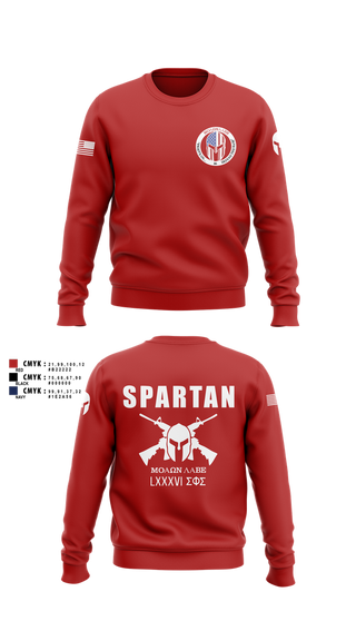 Crew Neck Sweatshirt, 86 Security Forces Squadron, Air Force, Teamtime, Team time, sublimation, custom sports apparel, team uniforms, spirit wear, spiritwear, sports uniforms, custom shirts, team store, custom team store, fundraiser sports, apparel fundraiser