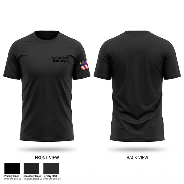 Short Sleeve Performance Shirt, Andrew County Sheriff Deputy, Police, Teamtime, Team time, sublimation, custom sports apparel, team uniforms, spirit wear, spiritwear, sports uniforms, custom shirts, team store, custom team store, fundraiser sports, apparel fundraiser