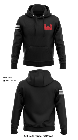 Hoodie, 205TH EN BN, Army, Teamtime, Team time, sublimation, custom sports apparel, team uniforms, spirit wear, spiritwear, sports uniforms, custom shirts, team store, custom team store, fundraiser sports, apparel fundraiser