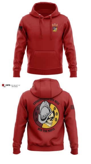 Hoodie, VR-57 CHIEFS MESS, Navy, Teamtime, Team time, sublimation, custom sports apparel, team uniforms, spirit wear, spiritwear, sports uniforms, custom shirts, team store, custom team store, fundraiser sports, apparel fundraiser
