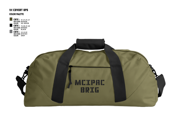 Duffle Bag, MCIPAC Brig, , Teamtime, Team time, sublimation, custom sports apparel, team uniforms, spirit wear, spiritwear, sports uniforms, custom shirts, team store, custom team store, fundraiser sports, apparel fundraiser