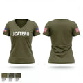JCAT-ERO 97954383 Women's Short Sleeve V-neck Shirt - 1