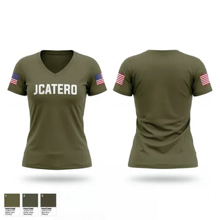 Womens Short Sleeve Vneck Shirt, JCAT-ERO, Police, Teamtime, Team time, sublimation, custom sports apparel, team uniforms, spirit wear, spiritwear, sports uniforms, custom shirts, team store, custom team store, fundraiser sports, apparel fundraiser