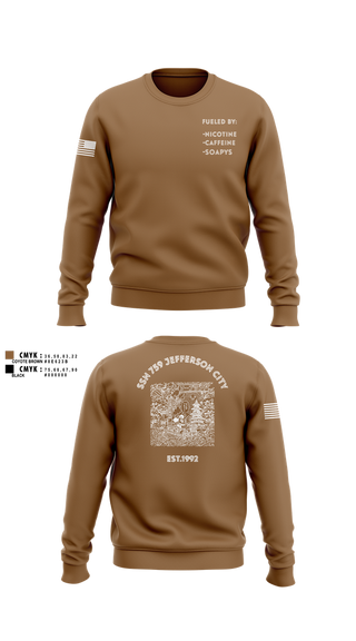 Crew Neck Sweatshirt, Jefferson City, , Teamtime, Team time, sublimation, custom sports apparel, team uniforms, spirit wear, spiritwear, sports uniforms, custom shirts, team store, custom team store, fundraiser sports, apparel fundraiser