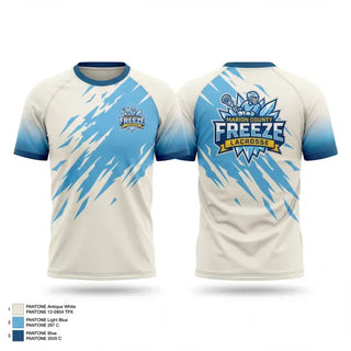 Old School Cotton Feel Shirt, Freeze Lacrosse, Men's Lacrosse, Teamtime, Team time, sublimation, custom sports apparel, team uniforms, spirit wear, spiritwear, sports uniforms, custom shirts, team store, custom team store, fundraiser sports, apparel fundraiser