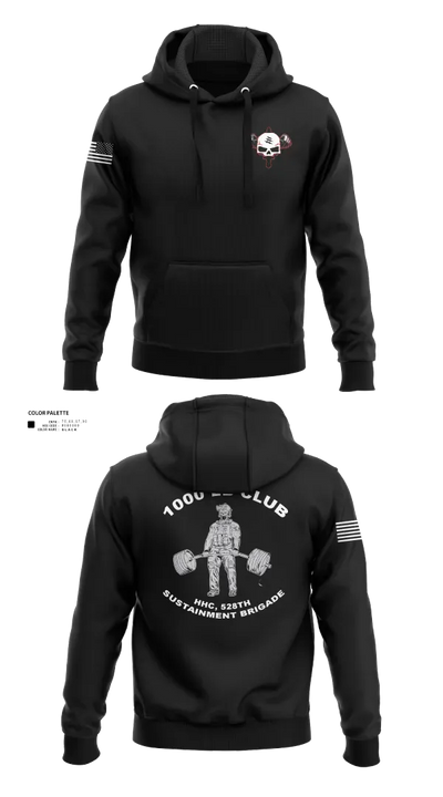 HHC, 528th Sustainment Brigade (SO)(A) Hoodie - 60
