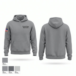 Hoodie, Cresco Police Department, Police, Teamtime, Team time, sublimation, custom sports apparel, team uniforms, spirit wear, spiritwear, sports uniforms, custom shirts, team store, custom team store, fundraiser sports, apparel fundraiser