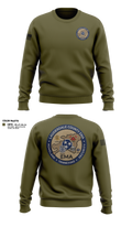 Lauderdale County Emergency Management Homeland Securtiy Crew Neck Sweatshirt - 11