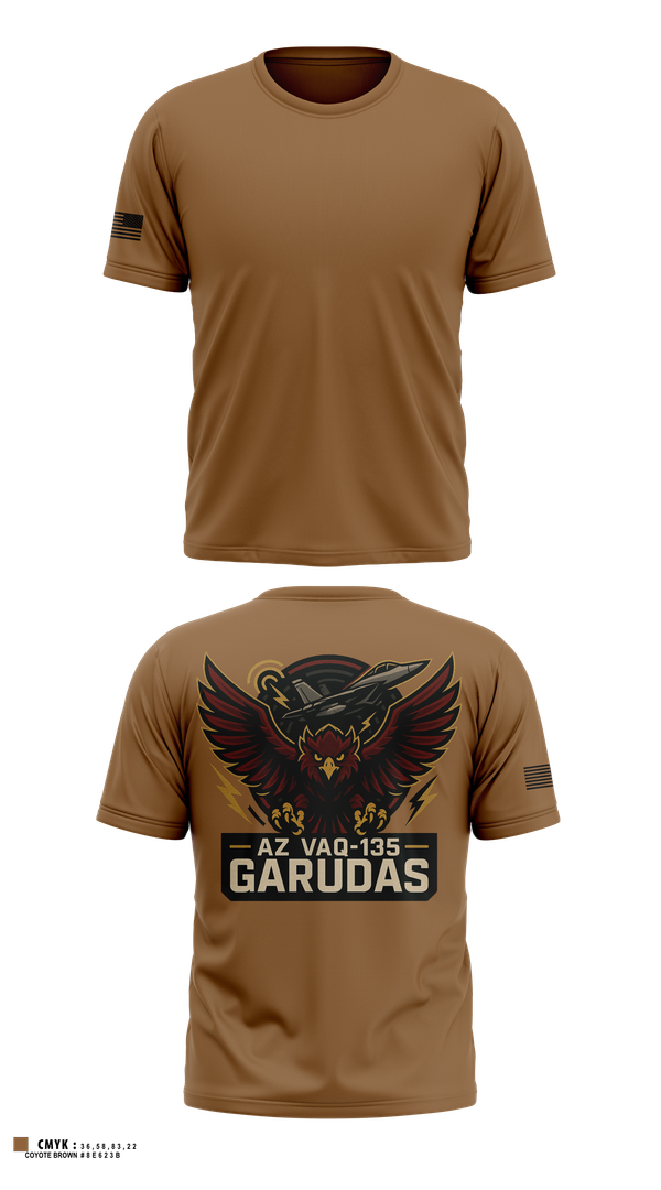 Short Sleeve Performance Shirt, VAQ-134, , Teamtime, Team time, sublimation, custom sports apparel, team uniforms, spirit wear, spiritwear, sports uniforms, custom shirts, team store, custom team store, fundraiser sports, apparel fundraiser