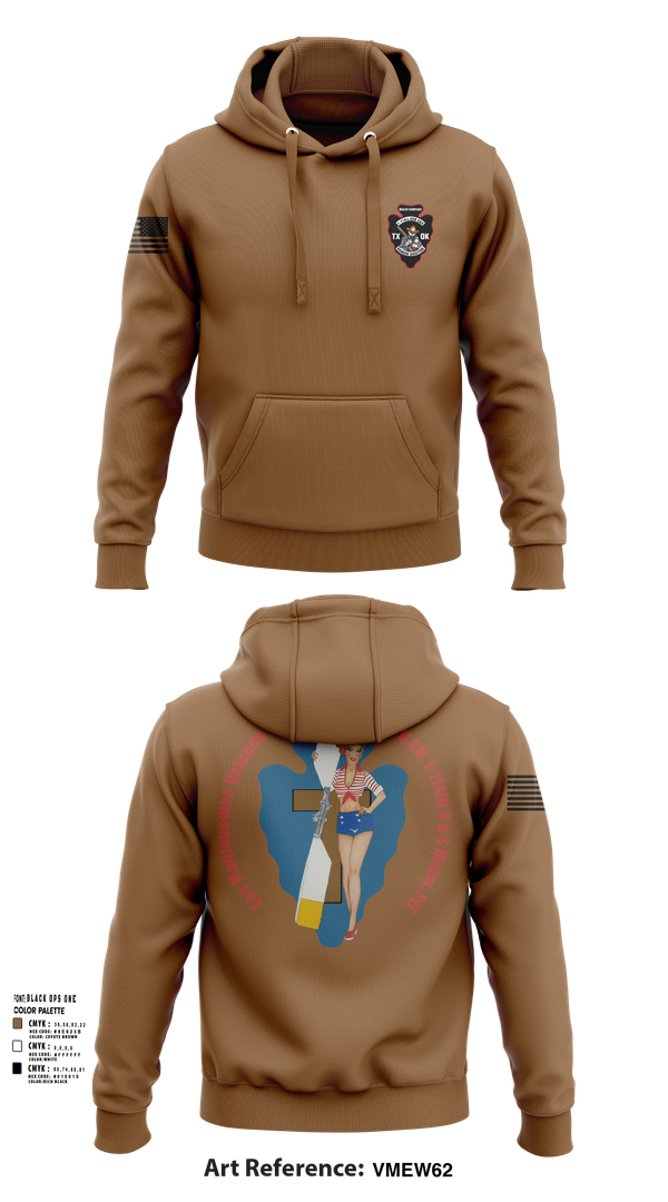 Hoodie, B Co. 1/114th S&S, , Teamtime, Team time, sublimation, custom sports apparel, team uniforms, spirit wear, spiritwear, sports uniforms, custom shirts, team store, custom team store, fundraiser sports, apparel fundraiser