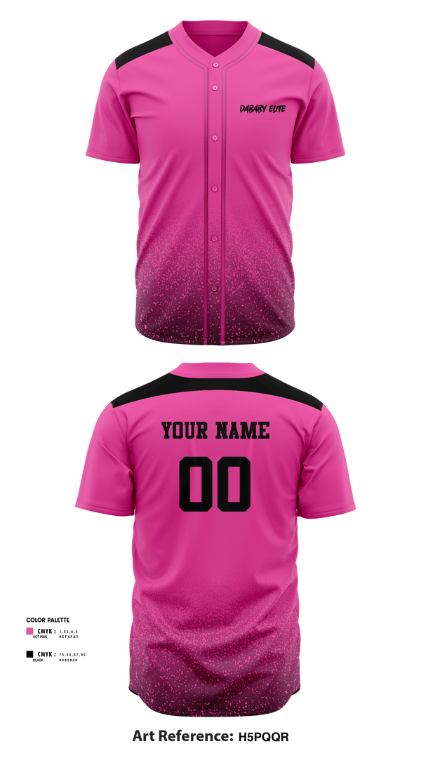Full Button Baseball Jersey, Dababy Elite, Baseball, Teamtime, Team time, sublimation, custom sports apparel, team uniforms, spirit wear, spiritwear, sports uniforms, custom shirts, team store, custom team store, fundraiser sports, apparel fundraiser