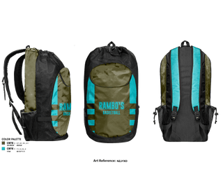 Gear Bag, Rambo’s, Men's Basketball, Teamtime, Team time, sublimation, custom sports apparel, team uniforms, spirit wear, spiritwear, sports uniforms, custom shirts, team store, custom team store, fundraiser sports, apparel fundraiser
