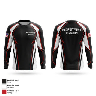 Long Sleeve Performance Shirt, Recruitment Division, Police, Teamtime, Team time, sublimation, custom sports apparel, team uniforms, spirit wear, spiritwear, sports uniforms, custom shirts, team store, custom team store, fundraiser sports, apparel fundraiser