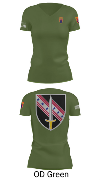 Womens Short Sleeve Vneck Shirt, 6/54th SFAB, National Guard, Teamtime, Team time, sublimation, custom sports apparel, team uniforms, spirit wear, spiritwear, sports uniforms, custom shirts, team store, custom team store, fundraiser sports, apparel fundraiser
