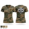 Warrensville Hts JROTC 17042075 Women's Short Sleeve V-neck Shirt - 1