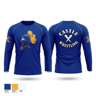 Long Sleeve Performance Shirt, Castle Lady Knights, Wrestling, Teamtime, Team time, sublimation, custom sports apparel, team uniforms, spirit wear, spiritwear, sports uniforms, custom shirts, team store, custom team store, fundraiser sports, apparel fundraiser