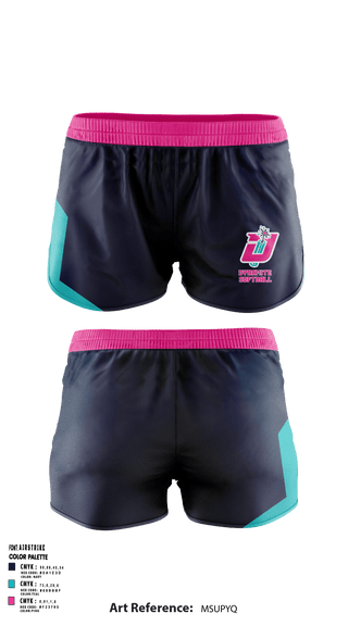 Womens Shorts, Dynamite, Softball, Teamtime, Team time, sublimation, custom sports apparel, team uniforms, spirit wear, spiritwear, sports uniforms, custom shirts, team store, custom team store, fundraiser sports, apparel fundraiser