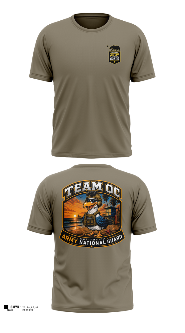 Old School Cotton Feel Shirt, TEAM OC, National Guard, Teamtime, Team time, sublimation, custom sports apparel, team uniforms, spirit wear, spiritwear, sports uniforms, custom shirts, team store, custom team store, fundraiser sports, apparel fundraiser