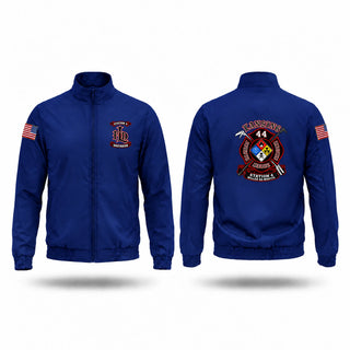 Windbreaker, Lansing FD - Station #4, Fire Department, Teamtime, Team time, sublimation, custom sports apparel, team uniforms, spirit wear, spiritwear, sports uniforms, custom shirts, team store, custom team store, fundraiser sports, apparel fundraiser