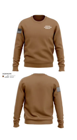 Crew Neck Sweatshirt, Special Operations Bureau, , Teamtime, Team time, sublimation, custom sports apparel, team uniforms, spirit wear, spiritwear, sports uniforms, custom shirts, team store, custom team store, fundraiser sports, apparel fundraiser
