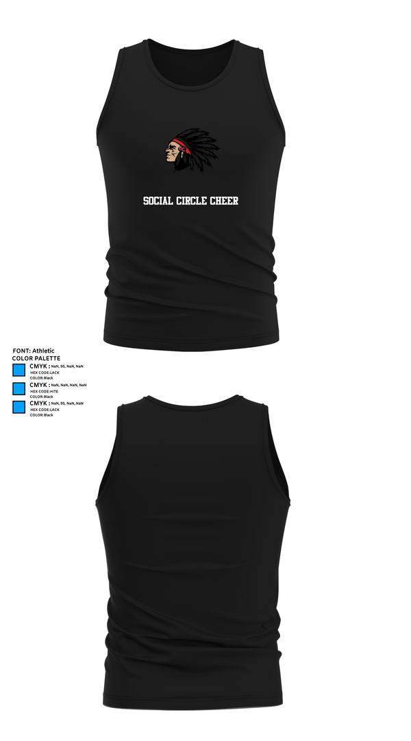 Tank Top, Social Circle Cheer, Cheer, Teamtime, Team time, sublimation, custom sports apparel, team uniforms, spirit wear, spiritwear, sports uniforms, custom shirts, team store, custom team store, fundraiser sports, apparel fundraiser
