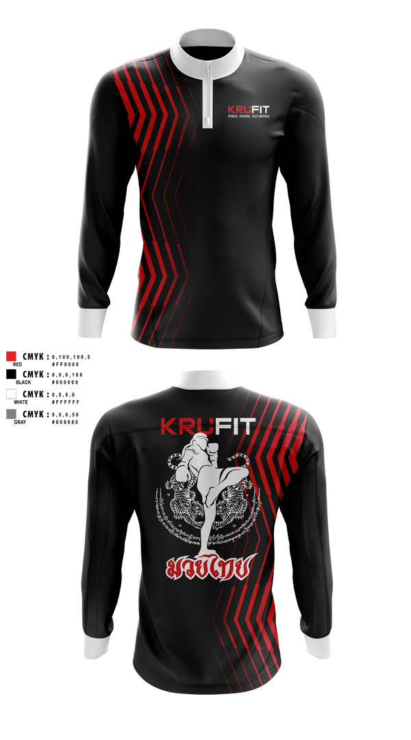 Quarter Zip Jacket, KruFit, , Teamtime, Team time, sublimation, custom sports apparel, team uniforms, spirit wear, spiritwear, sports uniforms, custom shirts, team store, custom team store, fundraiser sports, apparel fundraiser
