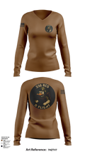 336 RCS D Flight 26202235 Women's Long Sleeve V-neck Shirt - 101