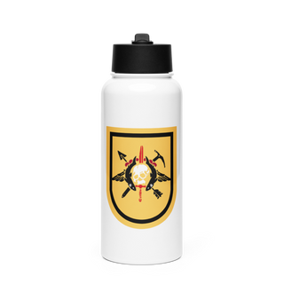 State of Hawaii Department of the Attorney General Child Abuse Investigations Unit  Stainless Steel Water Bottle with a Straw Lid