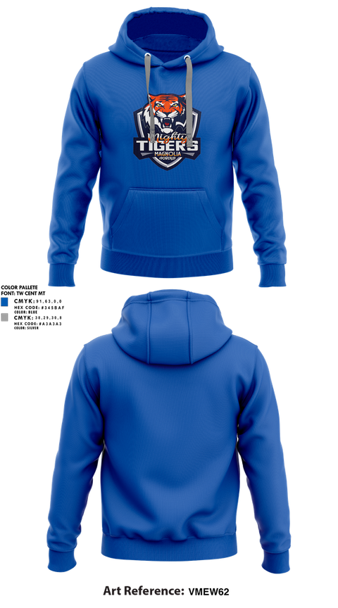 Hoodie, Magnolia Junior High Football, , Teamtime, Team time, sublimation, custom sports apparel, team uniforms, spirit wear, spiritwear, sports uniforms, custom shirts, team store, custom team store, fundraiser sports, apparel fundraiser